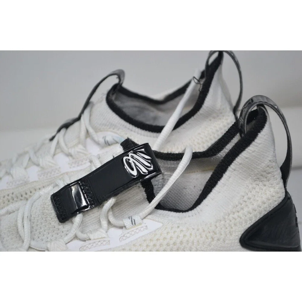 Under Armour Curry 8 FLOW White Patent 3024785-111 Sz M 10.5 W12 Basketball Shoe